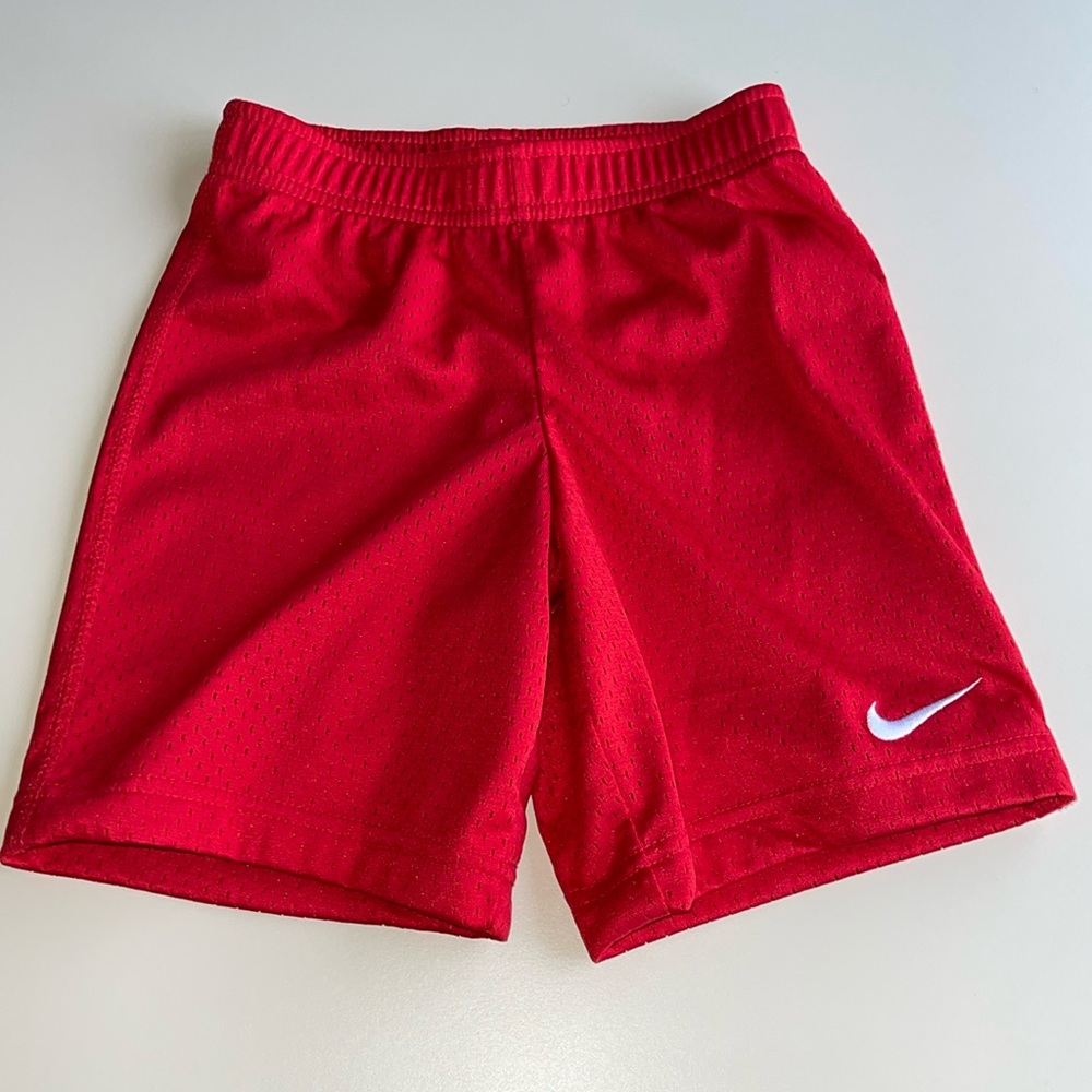 Nike Kids Red Mesh Shorts
